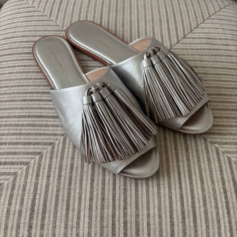 Loeffler Randall ‘Kiki’ Slides - Silver